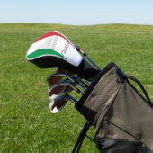 Aangepaste Italië Vlag Italiaanse Vlag Colosseum R Golfheadcover (Insitu)