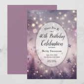 Aangepaste Jaar Starlit Enchantment in Bloom Verja Kaart (Voorkant / Achterkant)