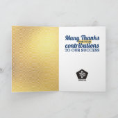 Aangepaste jaar universele werknemer jubileumkaart kaart