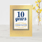 Aangepaste jaar universele werknemer jubileumkaart kaart