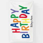 Aangepaste jaarbanner spandoek (Verticaal)