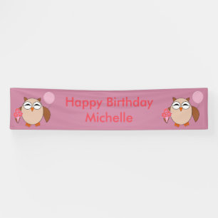 Aangepaste jaarbanner voor vogels spandoek