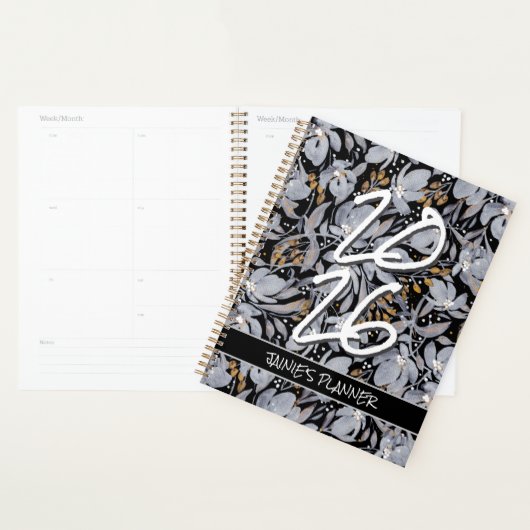 Aangepaste Jaarlijkse 2026 Uitblinkende Zilver & G Planner (Display)