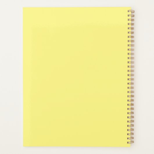 Aangepaste Jaarlijkse Datum Planner (Achterkant)