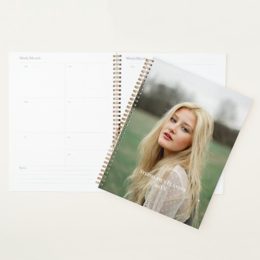 Aangepaste jaarlijkse foto voor elk jaar planner (Display)