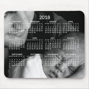 Aangepaste Jaarlijkse Kalender 2018 Muismatten