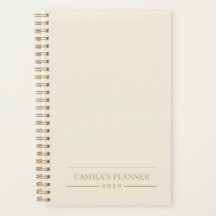 Aangepaste Jaarplanner | Slanke Neutrale Vormgevin