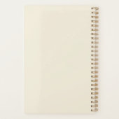 Aangepaste Jaarplanner | Slanke Neutrale Vormgevin Planner (Achterkant)