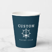 Aangepaste Jacht Cups, Aangepaste Jacht Gift Papieren Bekers (Voorkant)