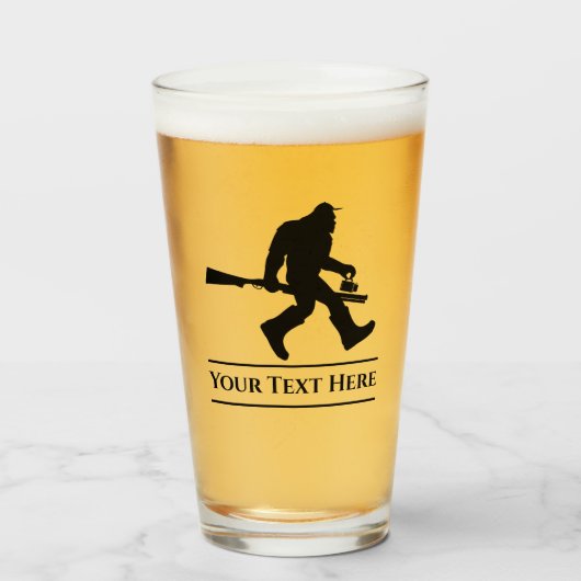 Aangepaste jachtsmaffia Beer Glass Tumblr Glas (Voorkant gevuld)