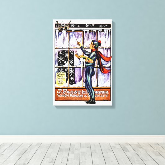 AANGEPASTE  JACK FROST COVERART CANVAS WRAP (Insitu (Houten vloer))