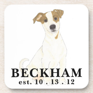 Aangepaste Jack Russell Terrier Bier Onderzetter