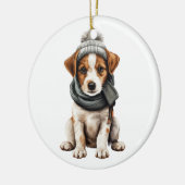 Aangepaste Jack Russell Terrier Dog Keramisch Ornament (Links)