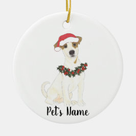 Aangepaste Jack Russell Terrier Keramisch Ornament