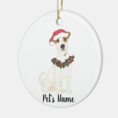 Aangepaste Jack Russell Terrier Keramisch Ornament (Links)