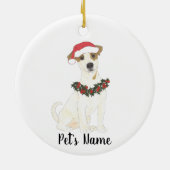 Aangepaste Jack Russell Terrier Keramisch Ornament (Achterkant)