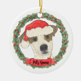 Aangepaste Jack Russell Terrier Keramisch Ornament