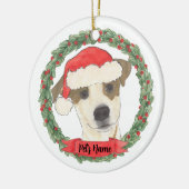 Aangepaste Jack Russell Terrier Keramisch Ornament (Links)