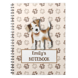 Aangepaste Jack Russell Terrier Notitieboek - Scha
