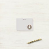Aangepaste Jack Russell Terrier Post-it® Notes (Op bureau)