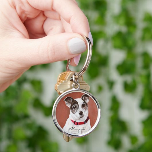 Aangepaste Jack Russell Terrier Sleutelhanger (Hand)
