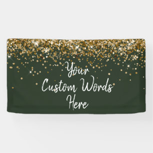 Aangepaste jager groen gouden verjaardagsfeest Pho Spandoek