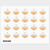 Aangepaste jam- en poollabels voor uw Pantry Ronde Sticker (Vel)