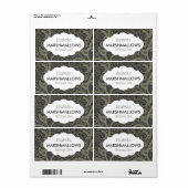 Aangepaste jam, saus, inblikken of productetikette etiket (Full Sheet)