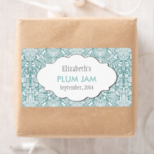 Aangepaste jam, saus, inblikken of productetikette etiket (Insitu)