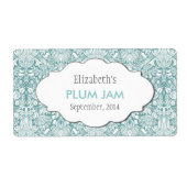 Aangepaste jam, saus, inblikken of productetikette etiket (Voorkant)