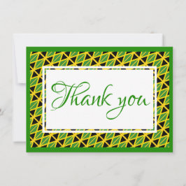 Aangepaste JAMAICA VLAG Bedankkaart