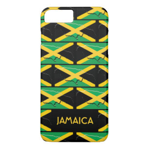 Aangepaste Jamaicaanse vlag iPhone 8/7 Plus Hoesje