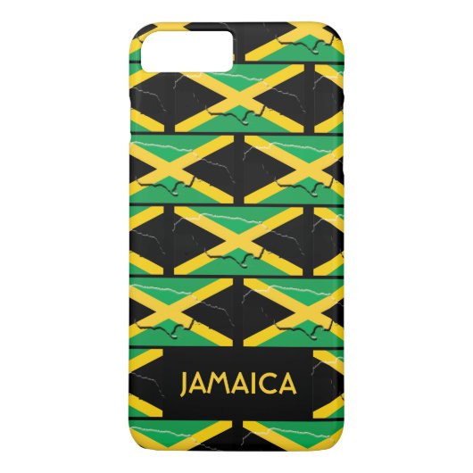 Aangepaste Jamaicaanse vlag Case-Mate iPhone Case (Achterkant)