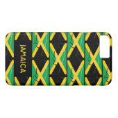 Aangepaste Jamaicaanse vlag Case-Mate iPhone Case (Achterkant (Horizontaal))