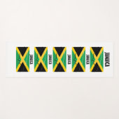 Aangepaste JAMAICAANSE VLAG Yogamat (Voorkant (horizontaal))