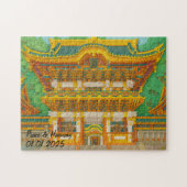 Aangepaste Japan Landschap Reizen Esthetische Temp Legpuzzel (Horizontaal)