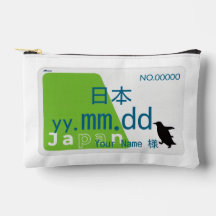 Aangepaste Japan reis geheugen transit kaart