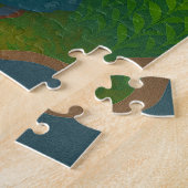 Aangepaste Japan Reizen Landschap Esthetische mt.F Legpuzzel (Zijkant)