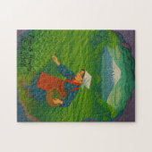 Aangepaste Japan Reizen Landschap Esthetische mt.F Legpuzzel (Horizontaal)