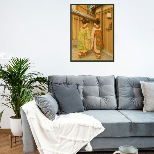 Aangepaste Japan Travel Landschap Esthetische Geis Poster