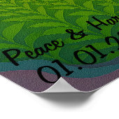 Aangepaste Japan Travel Landschap Esthetische Mt.F Poster (Hoek)