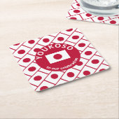 Aangepaste JAPANESE VLAG Kartonnen Onderzetters (Schuin)