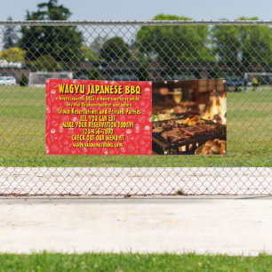 Aangepaste Japanse barbecue-promotie Spandoek
