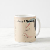 Aangepaste  Japanse Kabuki Aesthetic Funny Koffiemok (Voorkant rechts)