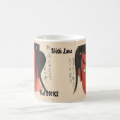 Aangepaste Japanse Kabuki Aesthetic Funny Koffiemok (Center)