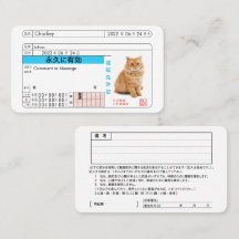 Aangepaste Japanse Rijbewijskaart!!