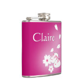 Aangepaste Japanse Sneeuwkonijnen & Sakura Hip Fla Heupfles (Rechts)