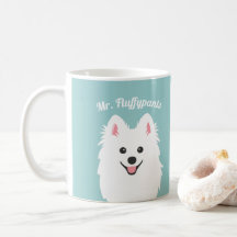 Aangepaste Japanse spitz Dog/Samoyed Mok