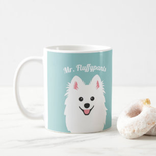 Aangepaste Japanse spitz Dog/Samoyed Mok