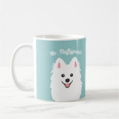 Aangepaste Japanse spitz Dog/Samoyed Mok (Links)